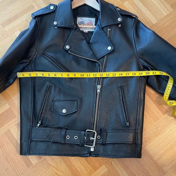Black leather jacket - Picture 6 of 8